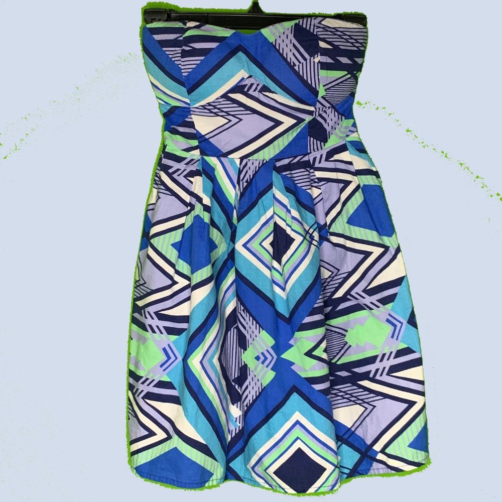 Derek Heart Strapless Casual Summer Dress XS US 0